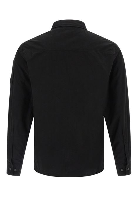 zipped lens overshirt man black C.P. COMPANY | RCCMOS705A-110143G999